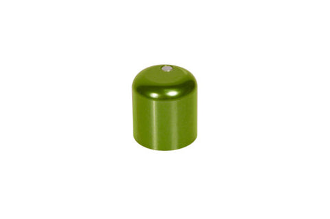 Green lightweight rodent skin button cap for group housing