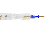 catheter access port on a syringe