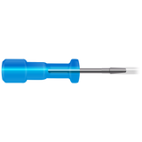 SAI CannuLock port with locking barb for secure catheter connection in rat