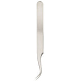 Curved Fine Tip Stainless Steel Forceps