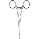 Curved Locking Stainless Steel Forceps