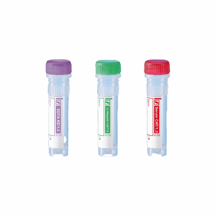 Micro Blood Collection Tubes, variety of additives