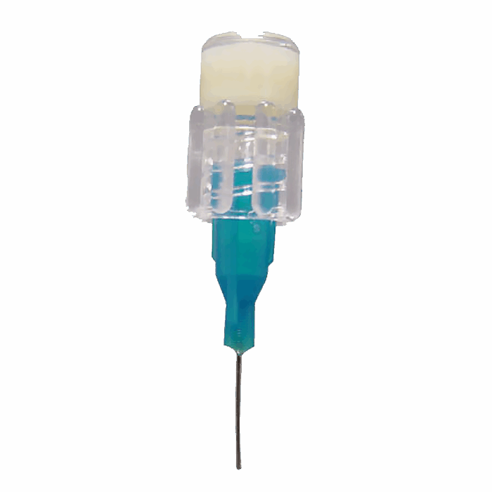 Blunt Needle with Injection Caps, Sterile and Capped