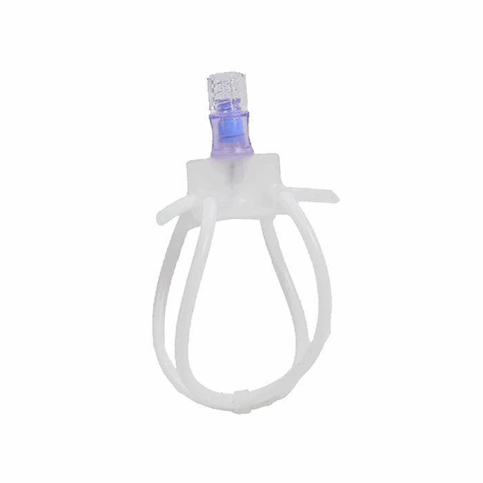 Quick Connect harness with pin and luer valve