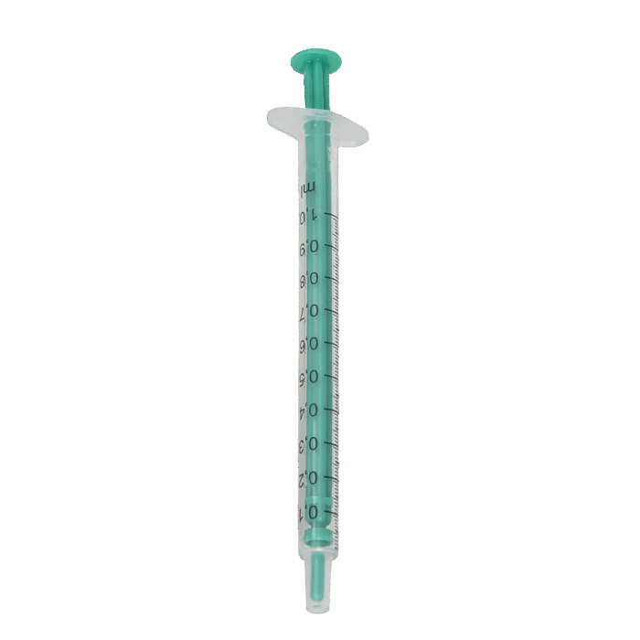 Zero dead volume syringes without needle