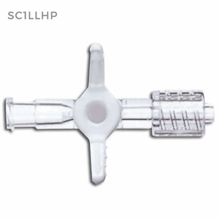 1-Way Stopcock with Luer Lock. 10/pk