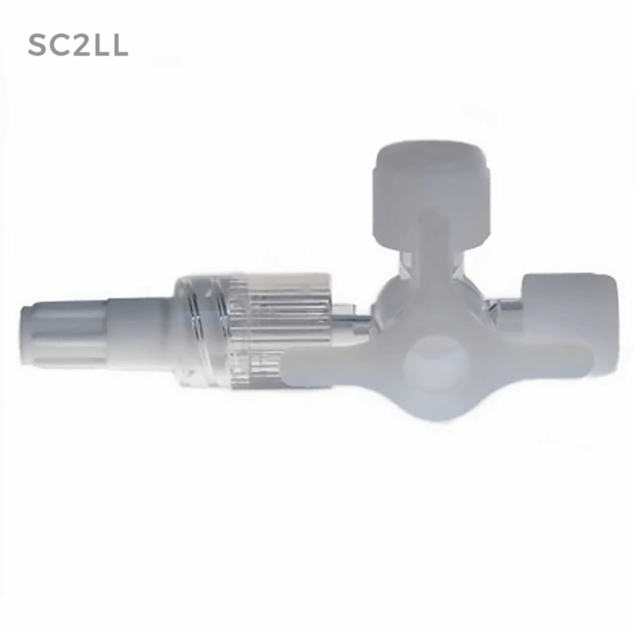 1-Way Stopcock with Luer Lock. 10/pk - Image 3