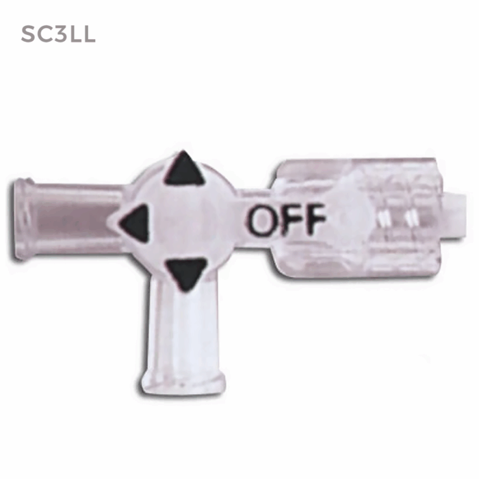 1-Way Stopcock with Luer Lock. 10/pk - Image 4